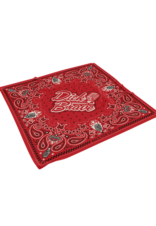 Dick Brave - Mic Logo Red - Bandana | Neutral-Image